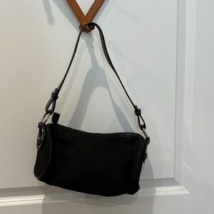BCBG Paris Classic Black Shoulder Bag